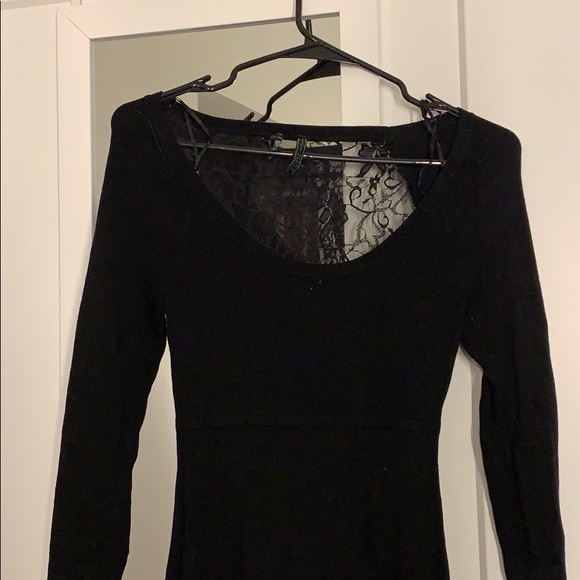 Black lace back dress - Picture 2 of 3